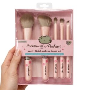 Pusheen the Cat Makeup Brush Set - 5pc Collection NIB Rose Gold/Pink
O